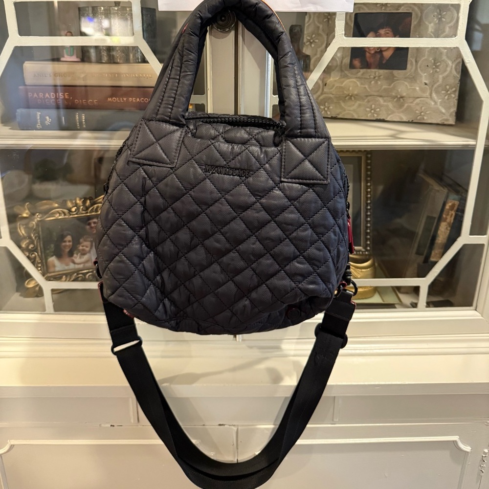 MZ Wallace Quilted Black Shoulder Bag